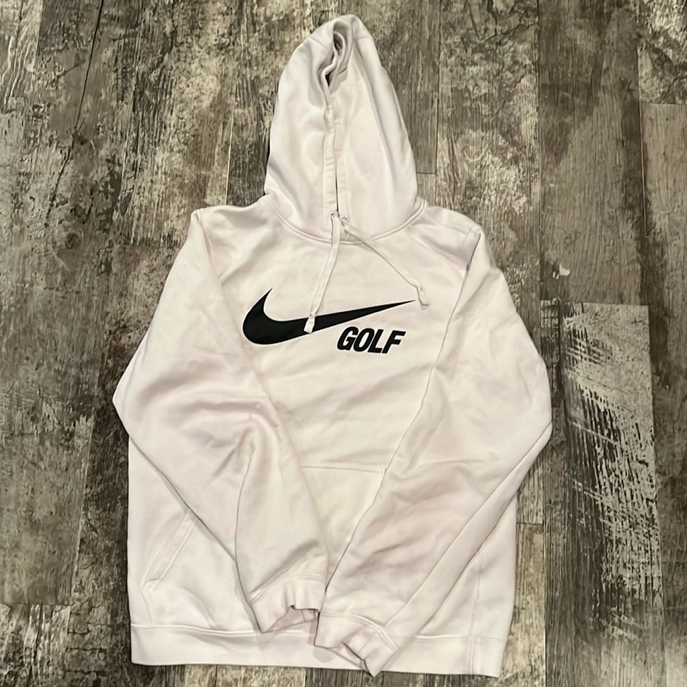 Small White Nike Hoodie